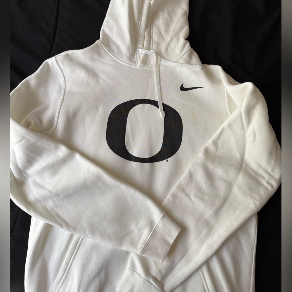 Nike White University of Oregon Hoodie